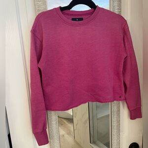 American Eagle Outfitters Fuchsia Cropped Sweatshirt XS